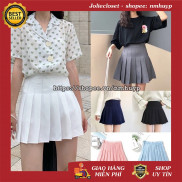 [HCM giao nhanh 2h] Chân váy xếp ly Tennis Skirt Chữ A Dáng Ngắn Thiết kế xếp ly đẹp rực rỡ